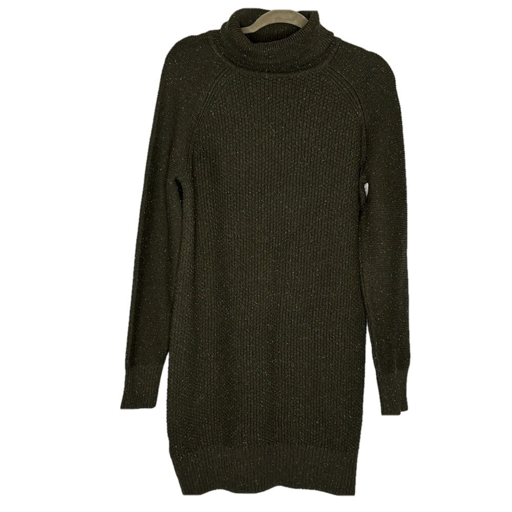 prAna Sangria Fields Sweater Dress, Forest Green, medium